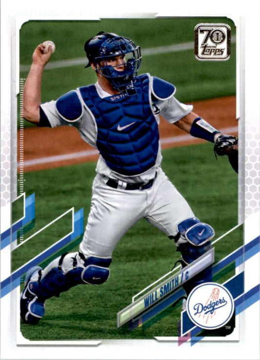 2021 Topps Baseball  #57 Will Smith  Los Angeles Dodgers  Image 1