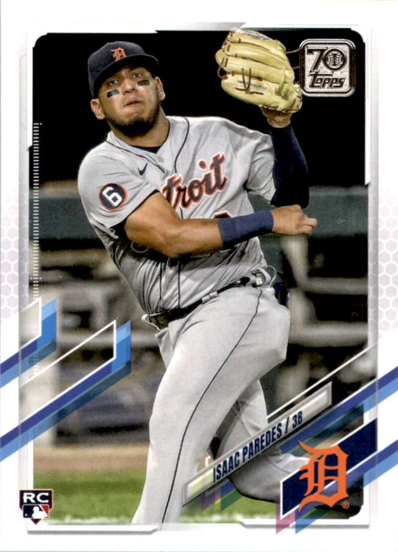 2021 Topps Baseball #65 Isaac Paredes RC Rookie Detroit Tigers Image 1