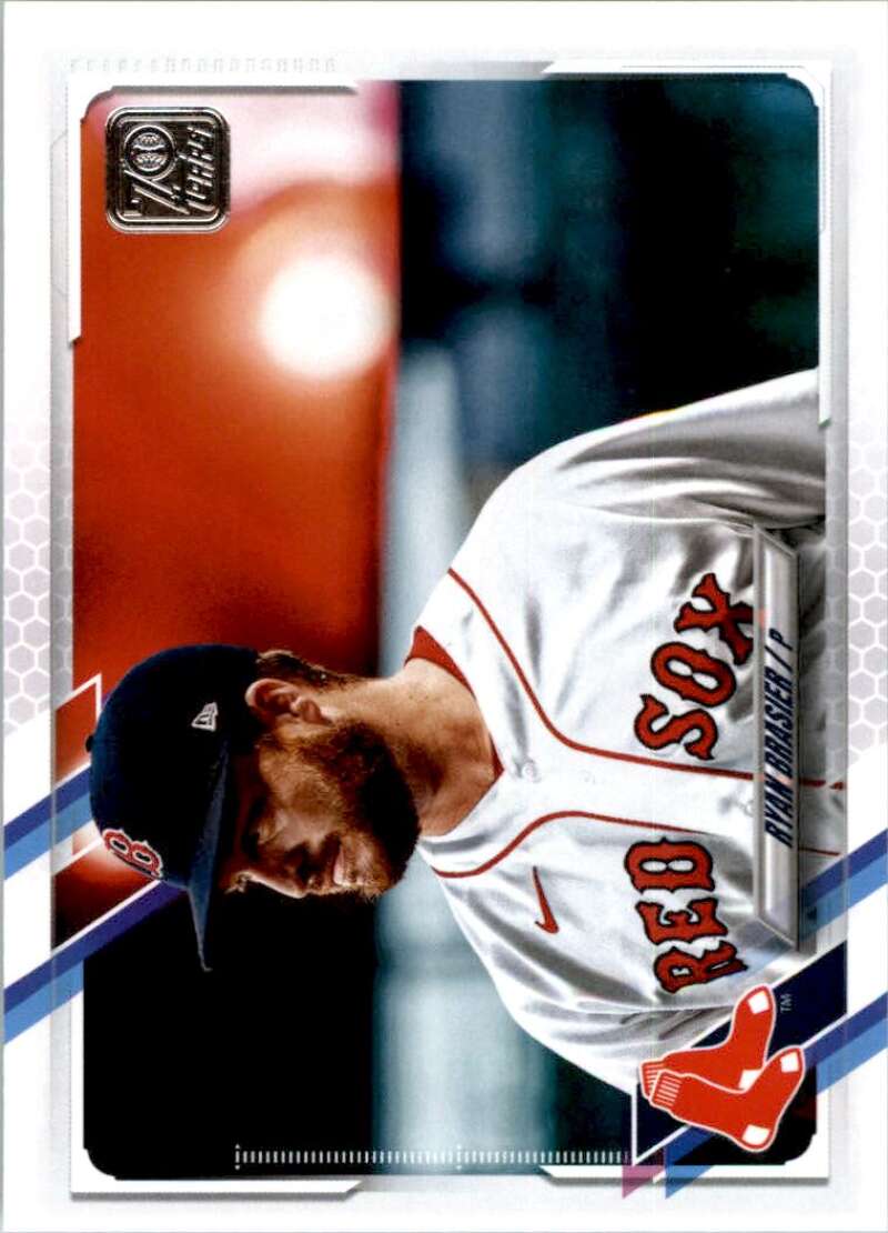 2021 Topps Baseball #66 Ryan Brasier Boston Red Sox Image 1