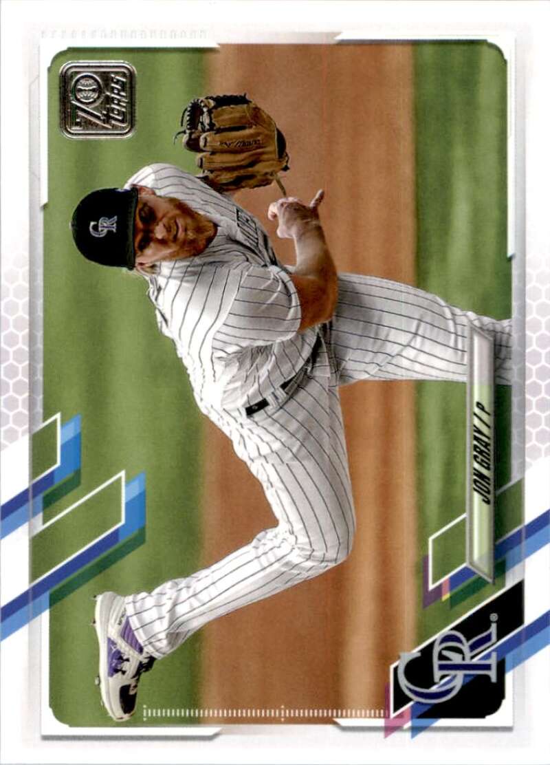 2021 Topps Baseball #76 Jon Gray Colorado Rockies Image 1