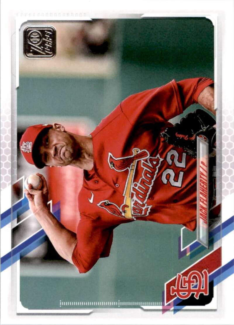 2021 Topps Baseball #77 Jack Flaherty St. Louis Cardinals Image 1