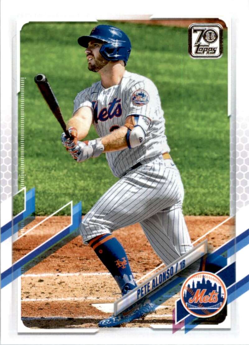 2021 Topps Baseball #84 Pete Alonso New York Mets Image 1