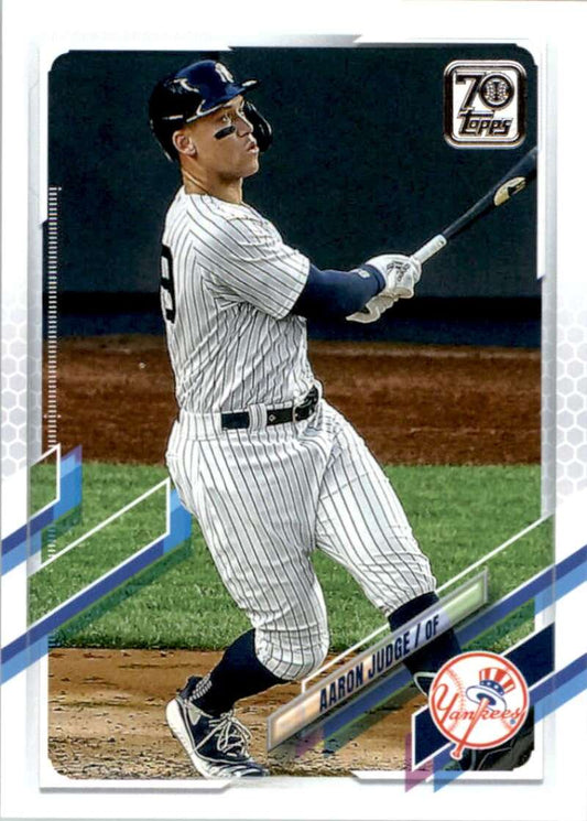 2021 Topps Baseball  #99 Aaron Judge  New York Yankees  Image 1
