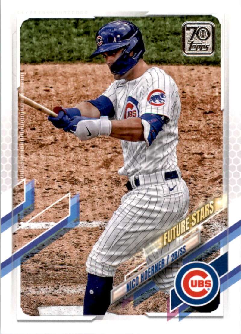 2021 Topps Baseball #116 Nico Hoerner Chicago Cubs Image 1