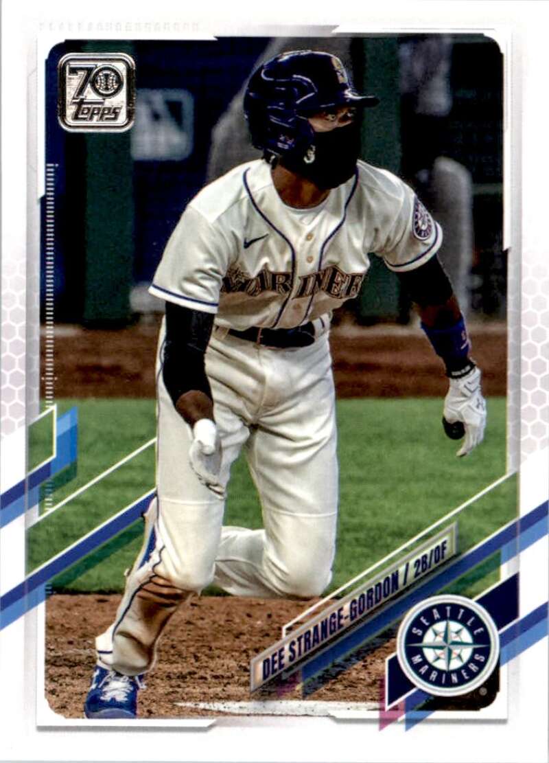 2021 Topps Baseball #119 Dee Strange-Gordon Seattle Mariners Image 1