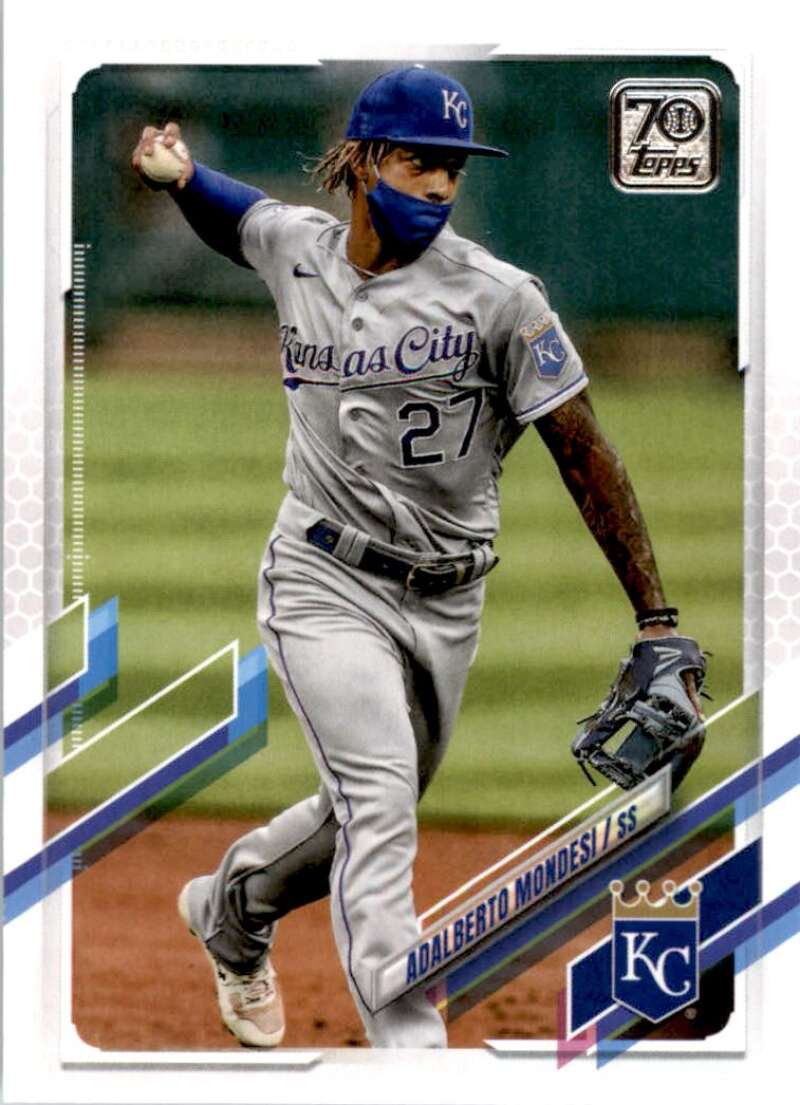 2021 Topps Baseball #125 Adalberto Mondesi Kansas City Royals Image 1