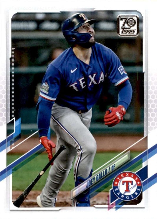 2021 Topps Baseball  #131 Joey Gallo  Texas Rangers  Image 1