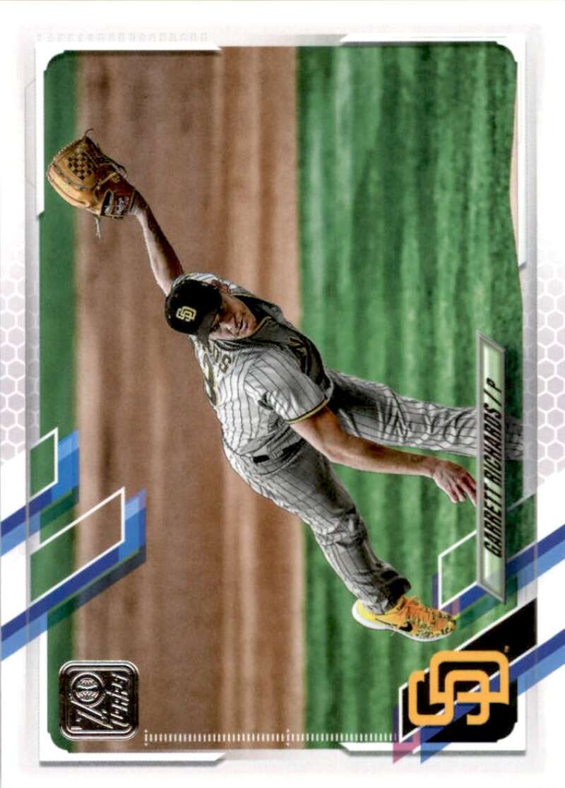 2021 Topps Baseball #140 Garrett Richards San Diego Padres Image 1