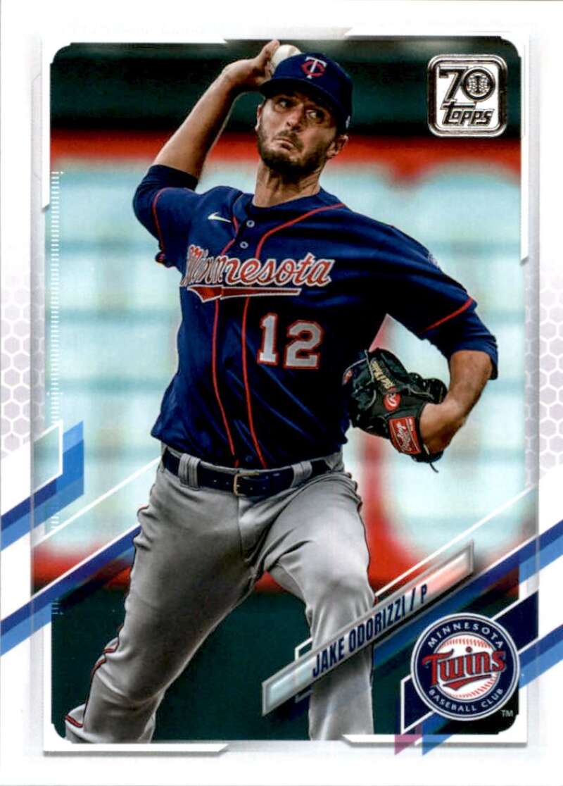 2021 Topps Baseball #142 Jake Odorizzi Minnesota Twins Image 1