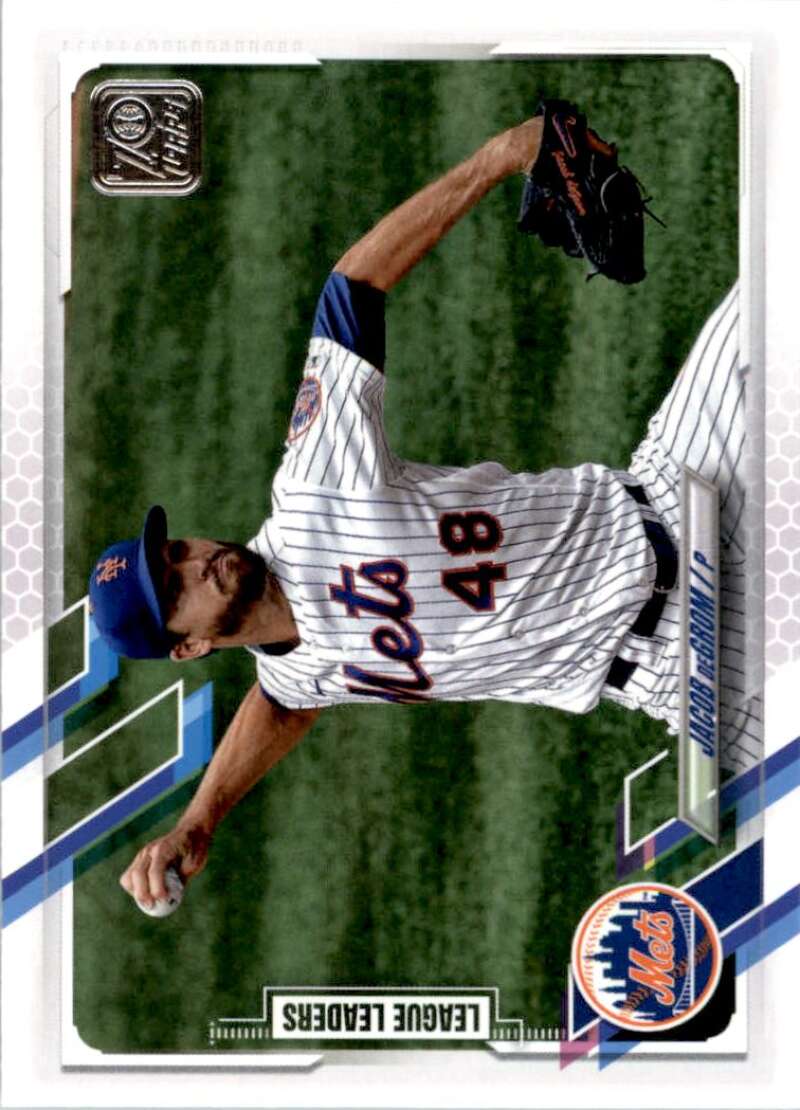 2021 Topps Baseball  #170 Jacob deGrom  New York Mets  Image 1