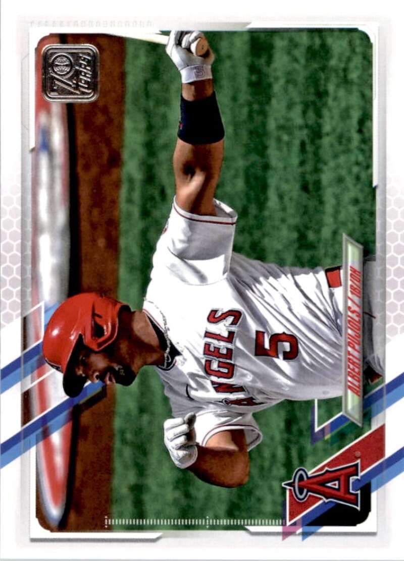 2021 Topps Baseball #178 Albert Pujols Los Angeles Angels Image 1