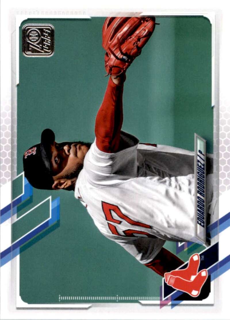 2021 Topps Baseball #182 Eduardo Rodriguez Boston Red Sox Image 1
