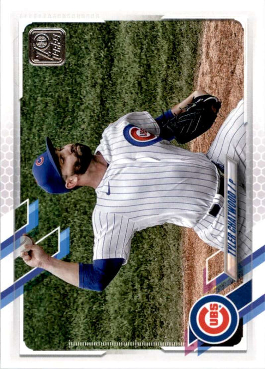 2021 Topps Baseball  #184 Tyler Chatwood  Chicago Cubs  Image 1