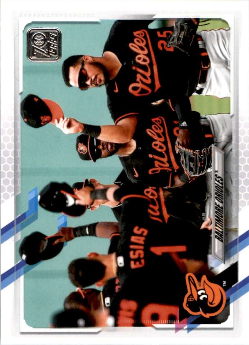 2021 Topps Baseball #195 Baltimore Orioles Image 1