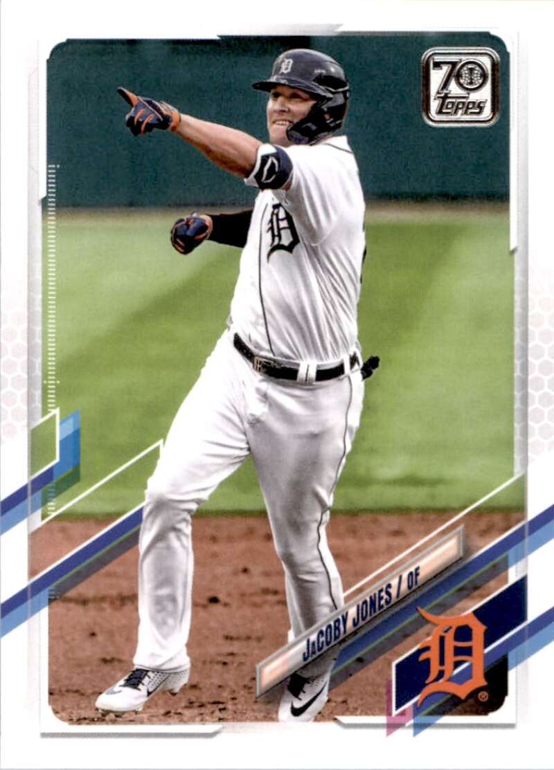 2021 Topps Baseball #213 JaCoby Jones Detroit Tigers Image 1