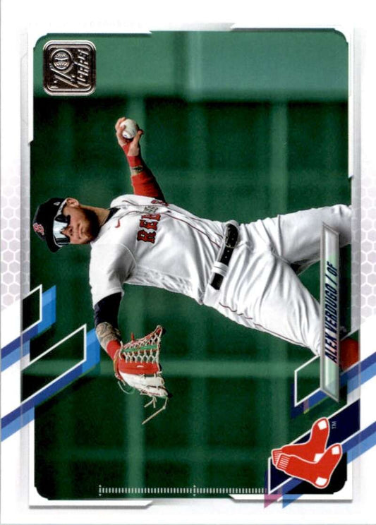 2021 Topps Baseball  #214 Alex Verdugo  Boston Red Sox  Image 1