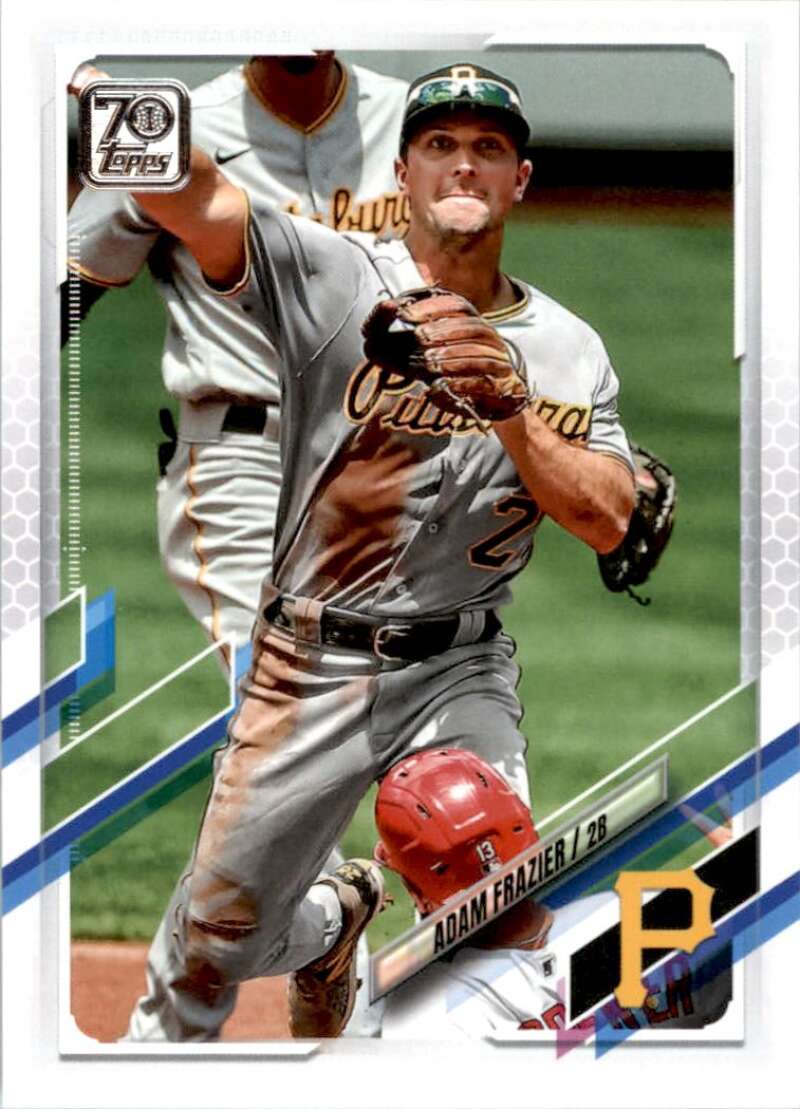 2021 Topps Baseball #216 Adam Frazier Pittsburgh Pirates Image 1