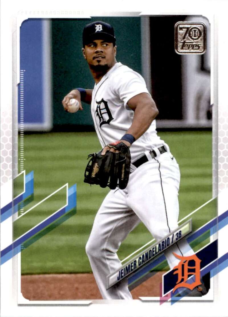 2021 Topps Baseball #217 Jeimer Candelario Detroit Tigers Image 1