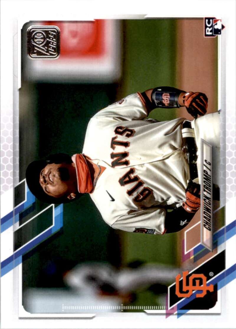 2021 Topps Baseball #221 Chadwick Tromp RC Rookie San Francisco Giants Image 1