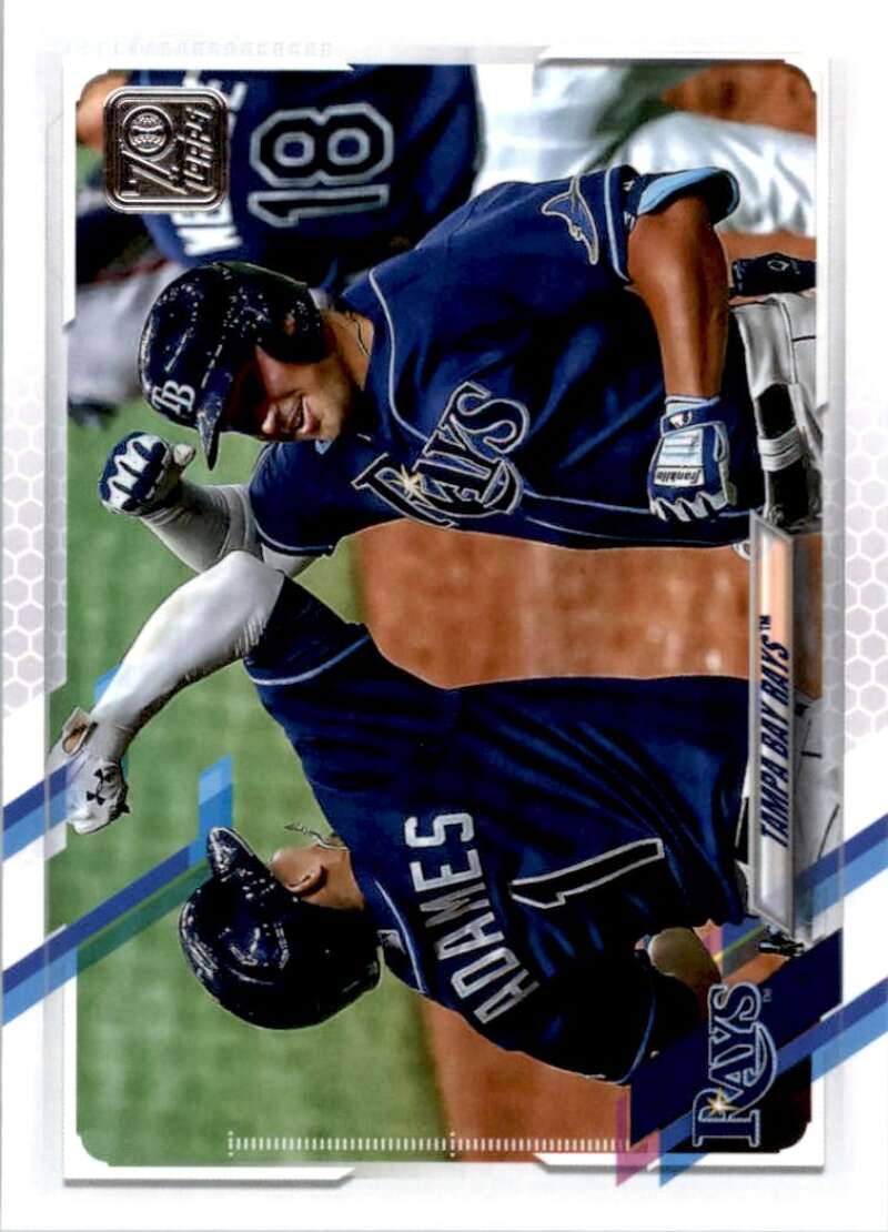 2021 Topps Baseball #222 Tampa Bay Rays Image 1