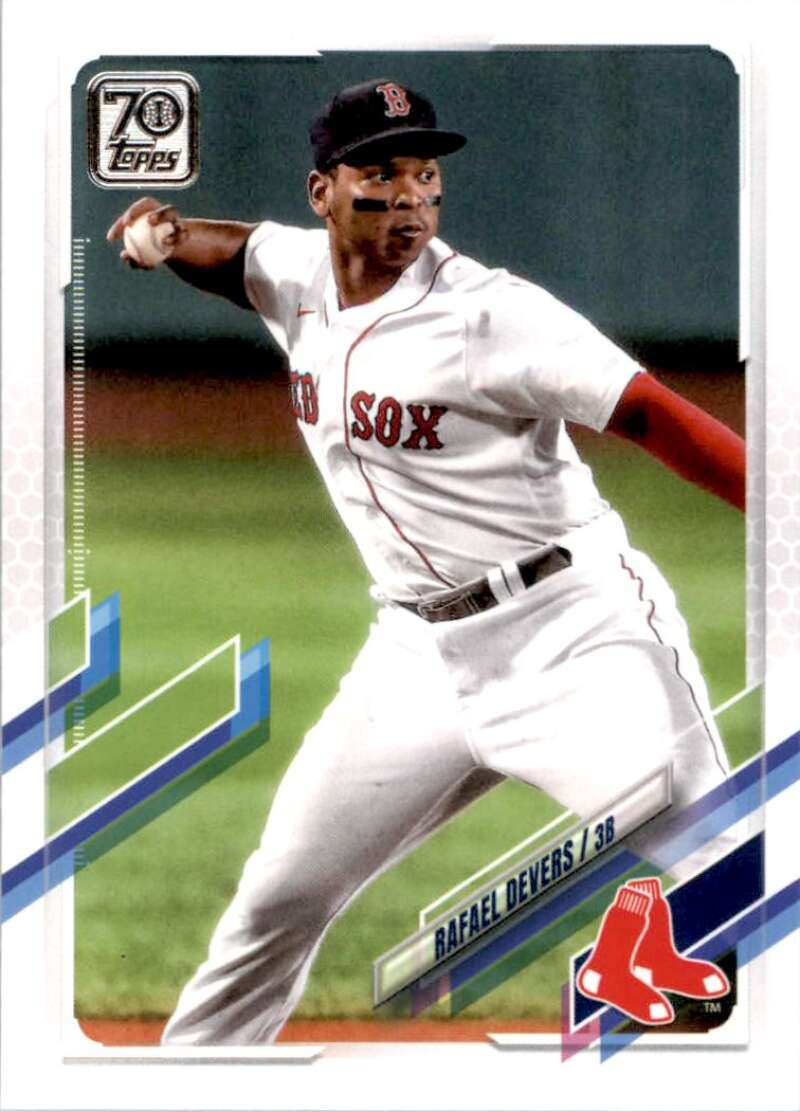 2021 Topps Baseball #226 Rafael Devers Boston Red Sox Image 1