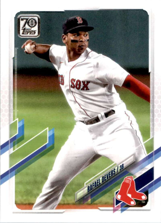2021 Topps Baseball  #226 Rafael Devers  Boston Red Sox  Image 1