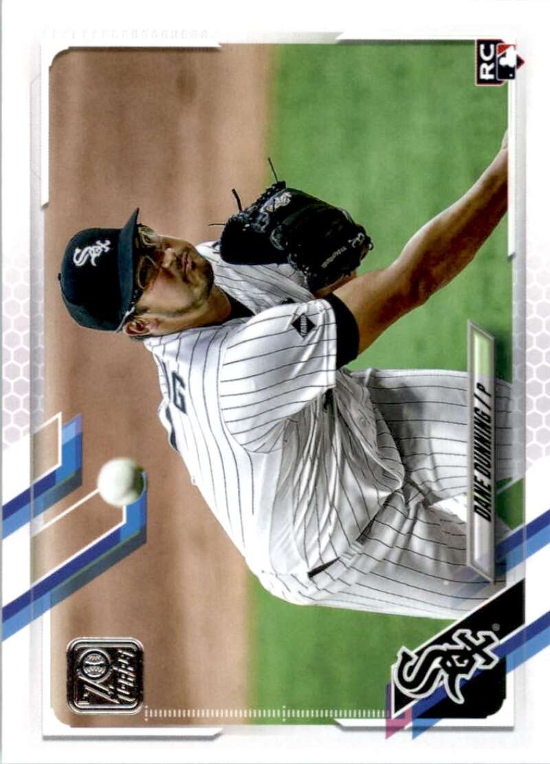 2021 Topps Baseball #231 Dane Dunning RC Rookie Chicago White Sox Image 1