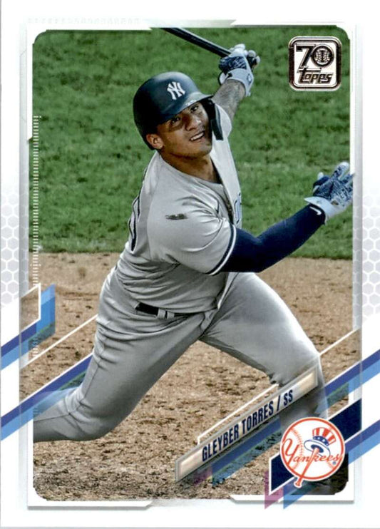 2021 Topps Baseball  #242 Gleyber Torres  New York Yankees  Image 1