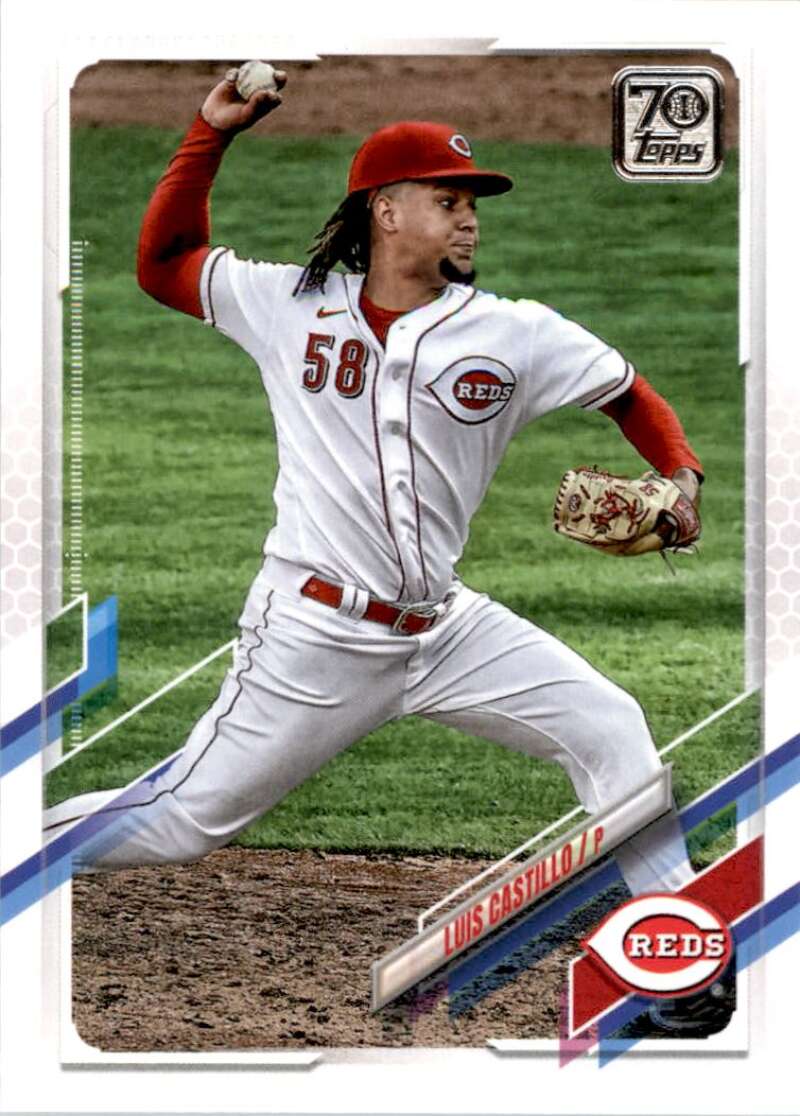 2021 Topps Baseball #271 Luis Castillo Cincinnati Reds Image 1
