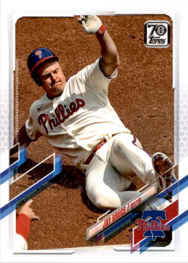 2021 Topps Baseball #308 Jay Bruce Philadelphia Phillies Image 1