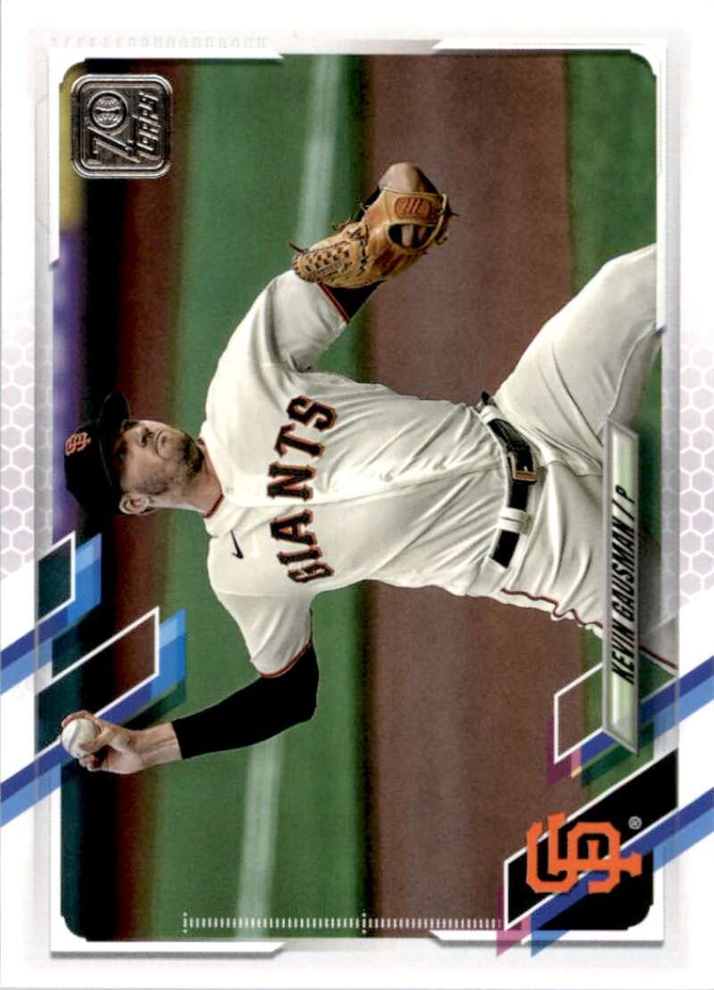 2021 Topps Baseball #328 Kevin Gausman San Francisco Giants Image 1