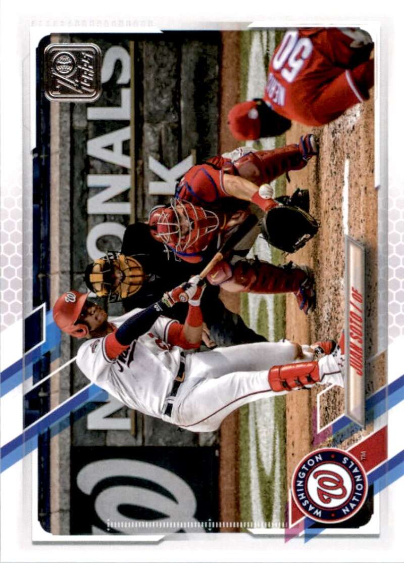 2021 Topps Baseball #330 Juan Soto Washington Nationals Image 1