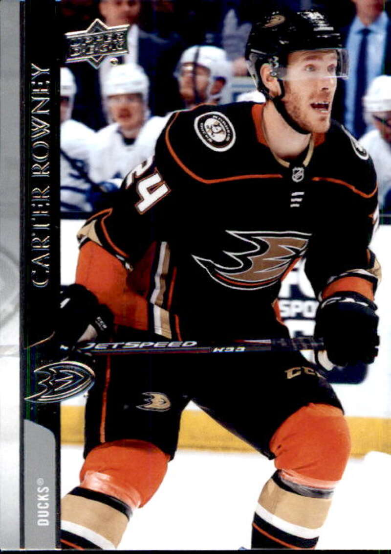 2020-21 Upper Deck Hockey #254 Carter Rowney Anaheim Ducks Image 1