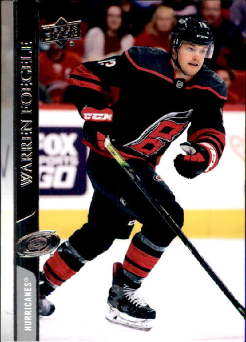 2020-21 Upper Deck Hockey #285 Warren Foegele Carolina Hurricanes Image 1