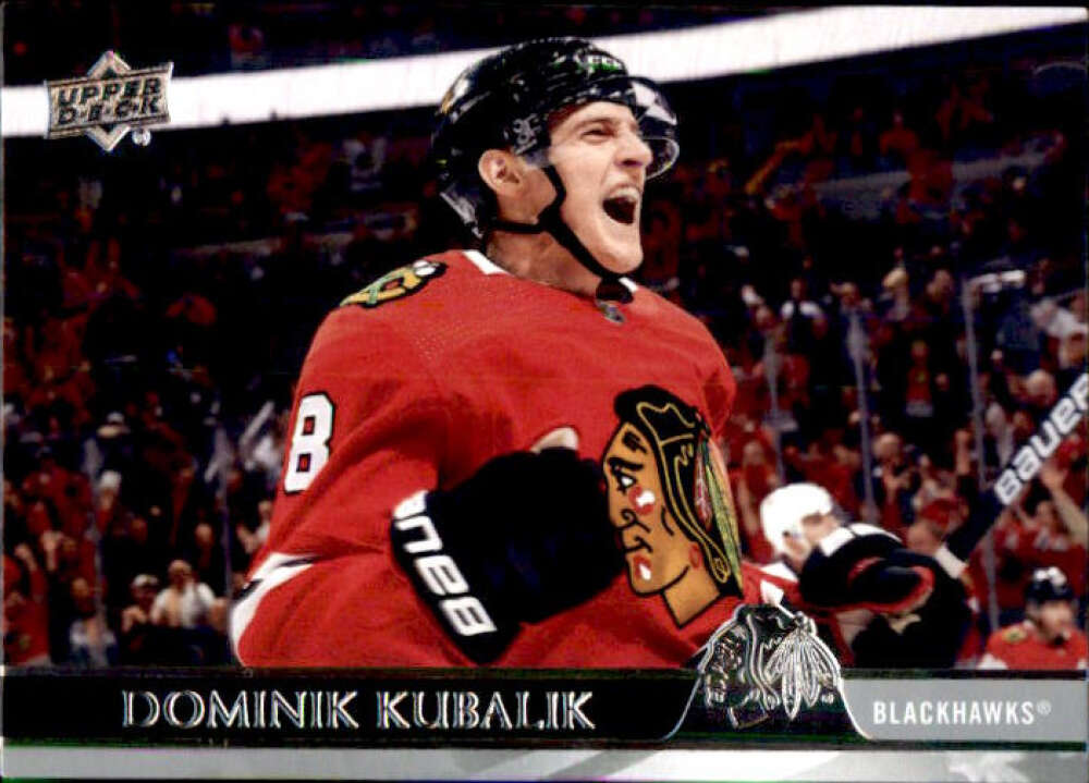 2020-21 Upper Deck Hockey #294 Dominik Kubalik Chicago Blackhawks Image 1