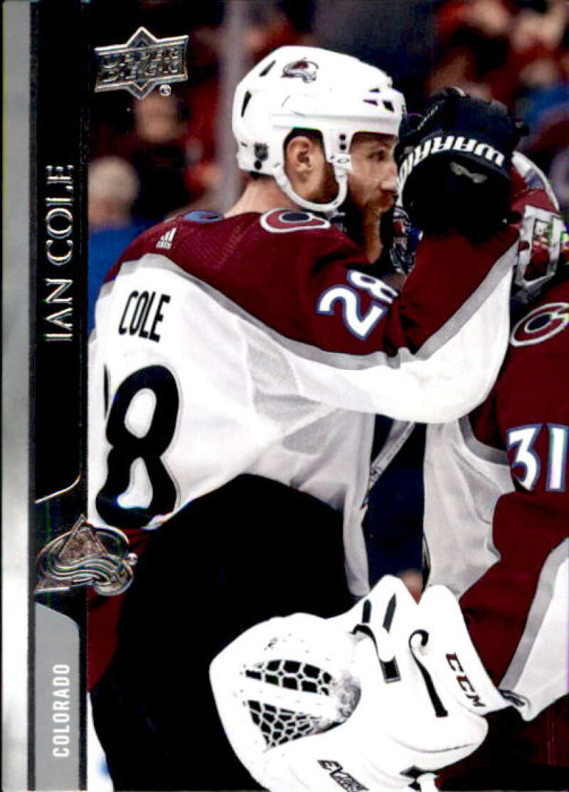 2020-21 Upper Deck Hockey #299 Ian Cole Colorado Avalanche Image 1