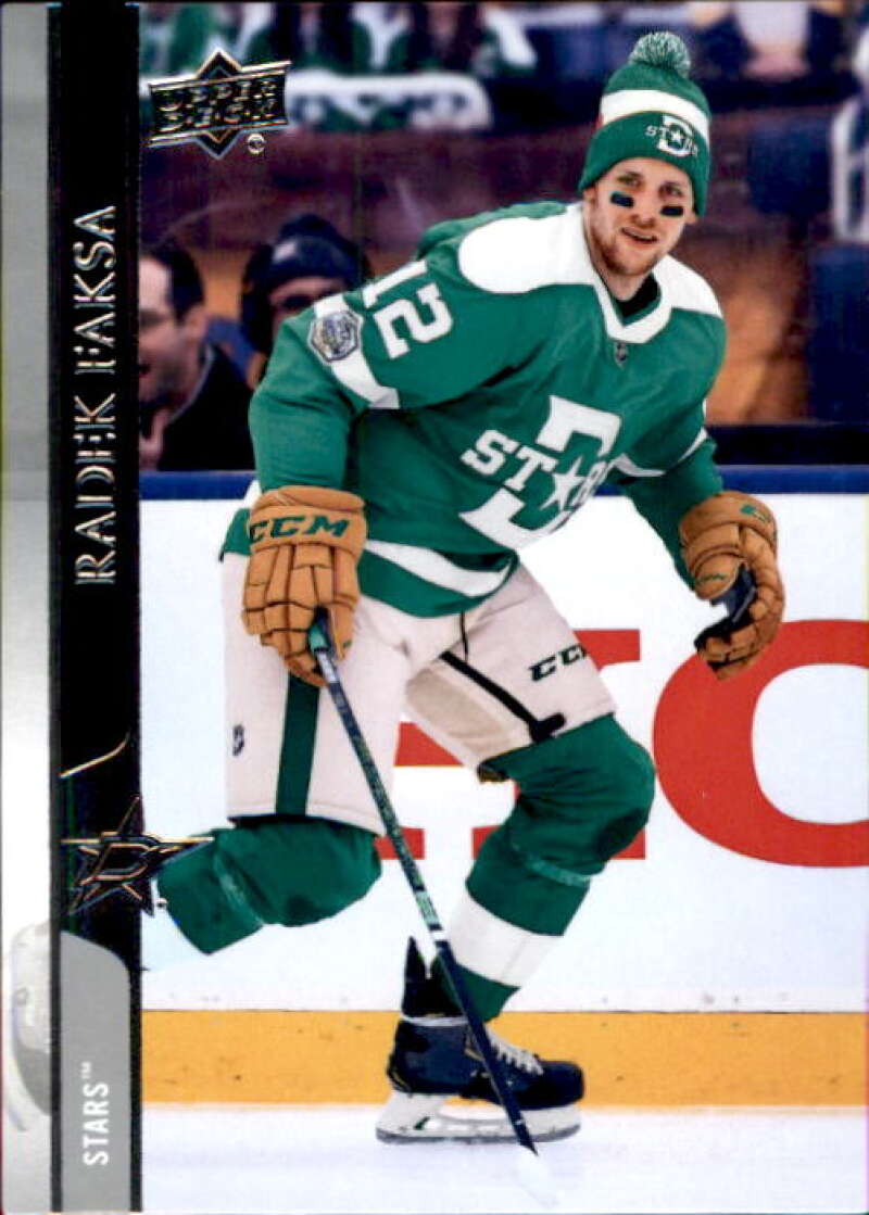2020-21 Upper Deck Hockey #311 Radek Faksa Dallas Stars Image 1