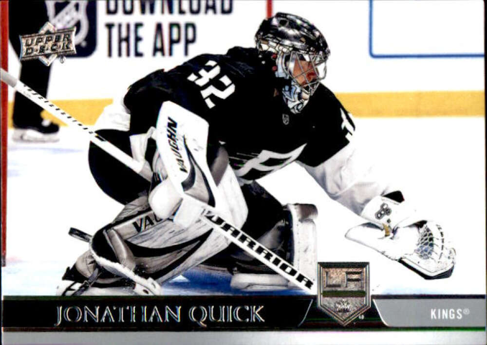 2020-21 Upper Deck Hockey #338 Jonathan Quick Los Angeles Kings Image 1