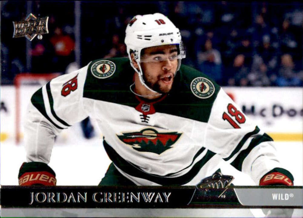 2020-21 Upper Deck Hockey #345 Jordan Greenway Minnesota Wild Image 1
