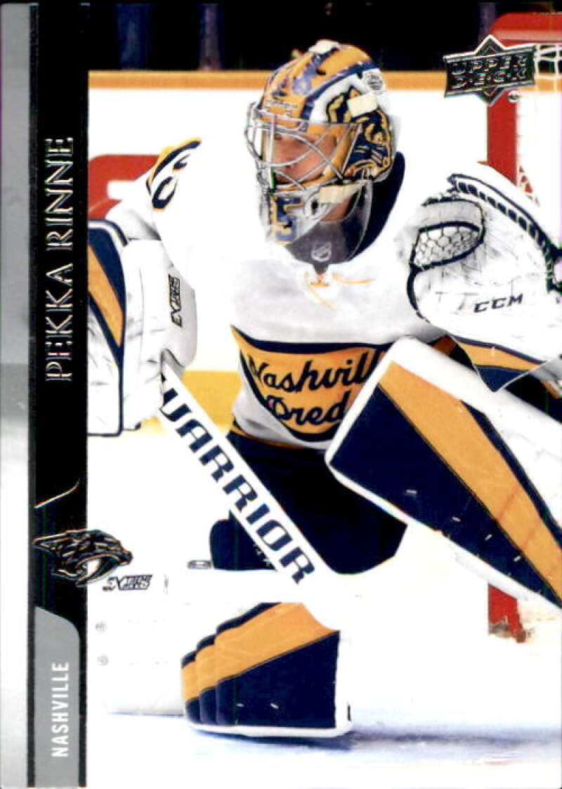 2020-21 Upper Deck Hockey #359 Pekka Rinne Nashville Predators Image 1