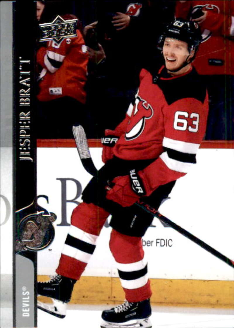 2020-21 Upper Deck Hockey #361 Jesper Bratt New Jersey Devils Image 1