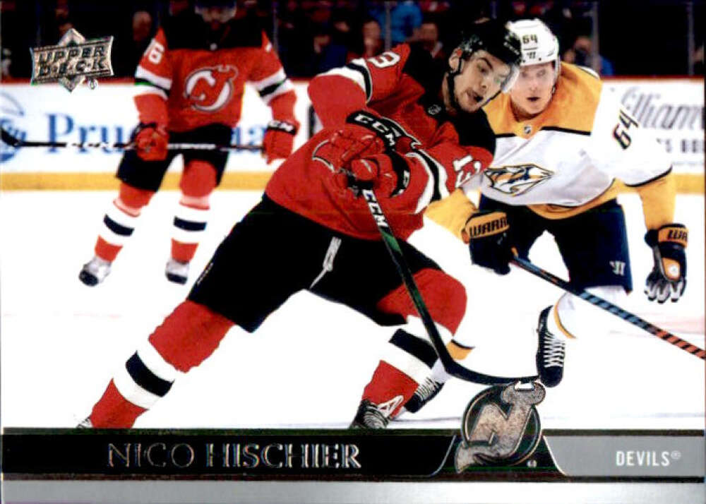 2020-21 Upper Deck Hockey #362 Nico Hischier New Jersey Devils Image 1