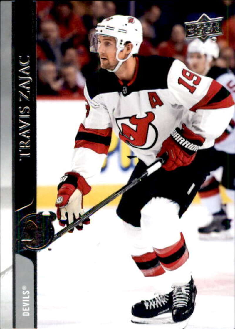 2020-21 Upper Deck Hockey #365 Travis Zajac New Jersey Devils Image 1