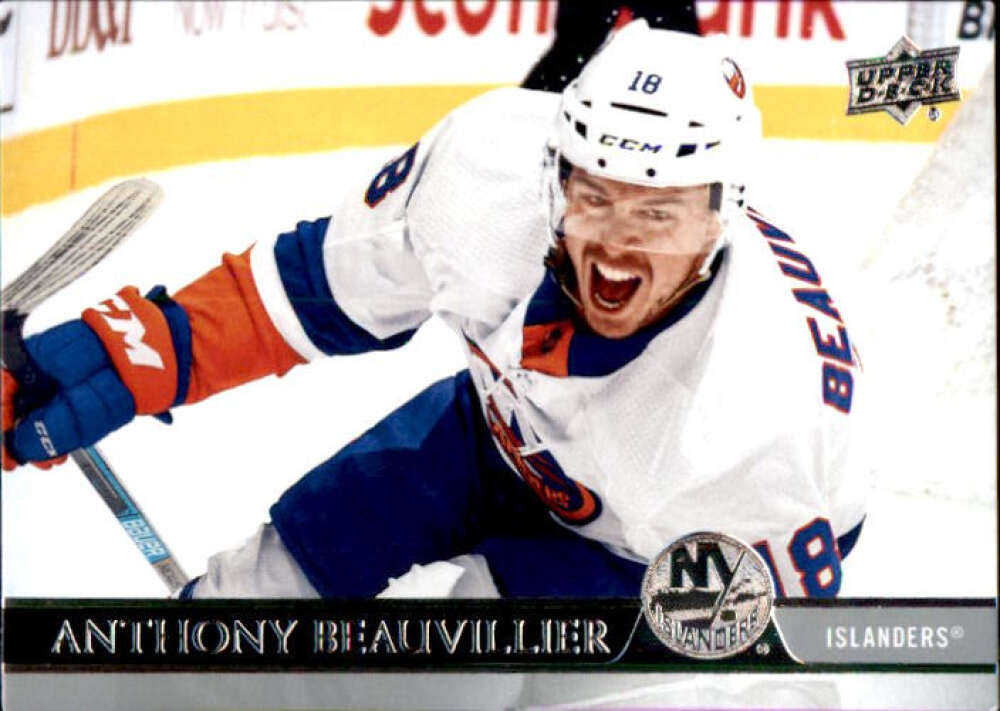 2020-21 Upper Deck Hockey #368 Anthony Beauvillier New York Islanders Image 1