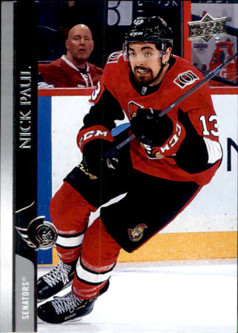 2020-21 Upper Deck Hockey #380 Nick Paul Ottawa Senators Image 1