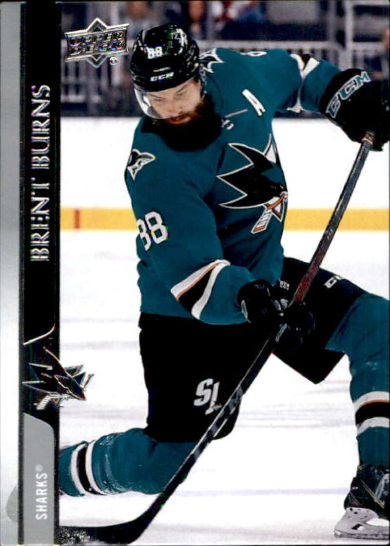 2020-21 Upper Deck Hockey #396 Brent Burns San Jose Sharks Image 1