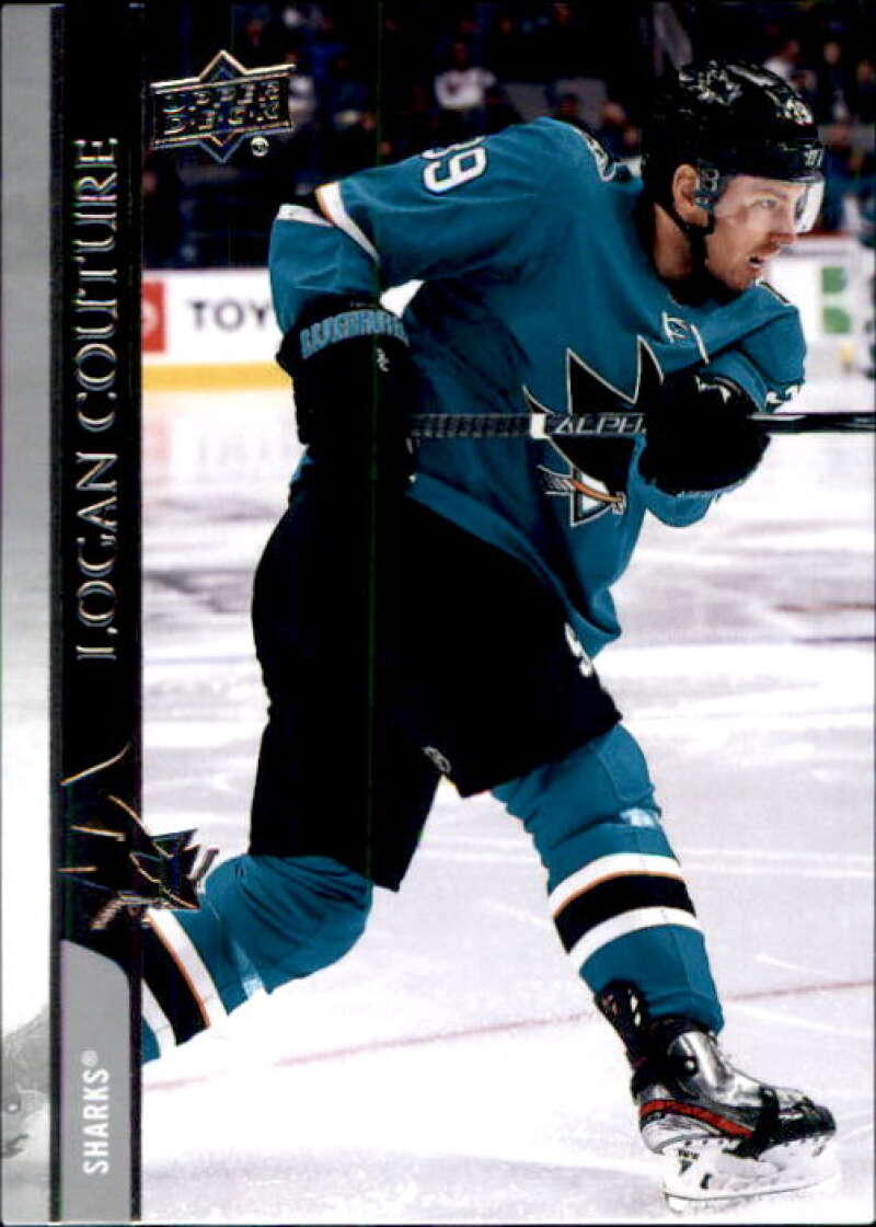 2020-21 Upper Deck Hockey #397 Logan Couture San Jose Sharks Image 1