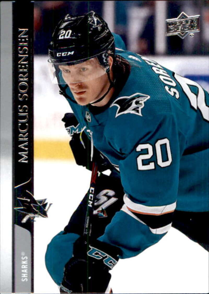 2020-21 Upper Deck Hockey #400 Marcus Sorensen San Jose Sharks Image 1