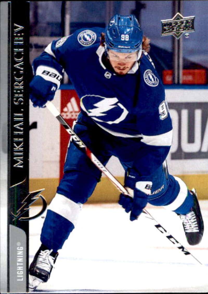 2020-21 Upper Deck Hockey #414 Mikhail Sergachev Tampa Bay Lightning Image 1