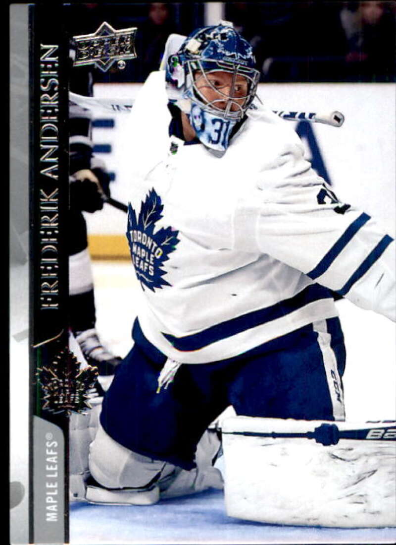 2020-21 Upper Deck Hockey #416 Frederik Andersen Toronto Maple Leafs Image 1